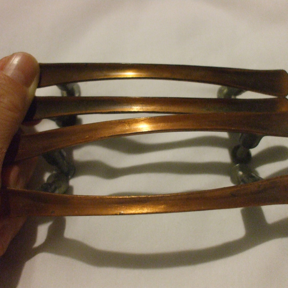 4 Retro Meal Bronze Dresser Cabinet Door Pulls - Picture 2 of 3